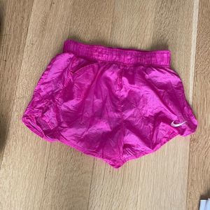 Nike hot pink running shorts